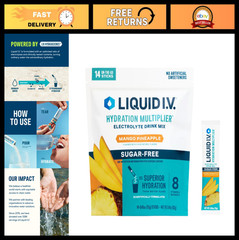Sugar-Free Hydration Multiplier – Mango Pineapple | Electrolyte Powder Mix | 14