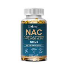 N-Acetyl-L-Cysteine (NAC) 1,200mg Capsules – Dietary Supplement – 120 Count