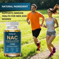 N-Acetyl-L-Cysteine (NAC) 1,200mg capsules Support Liver Health