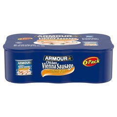 Chicken Vienna Sausage, 7g Protein Per Serving, 4.6 oz Can (Pack of 6)