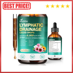 21-in-1 Lymphatic Drainage Drops for Liposomal, 6000mg Immune & Lymph System