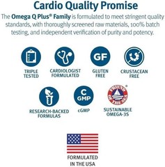 Dr. Sinatra Omega Q Plus Resveratrol – Omega-3 Supplement with CoQ10 and Resve