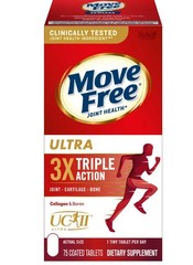 3 boxes Schiff Move Free Ultra 3X Triple Action 75 Tablets EXP 10/2028 SAVE!!