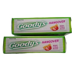 Goody’s Hangover Fast Pain Relief Berry Citrus Boost NSAID Caffeine 2 Boxes 8Pck