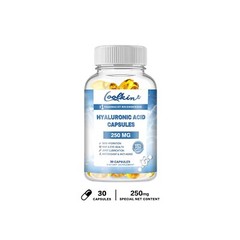 Hyaluronic Acid Capsules 250mg-Gluten Free,Anti-Aging,Skin Hydration,Skin Health