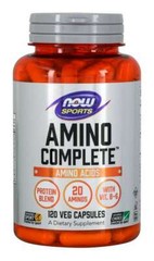 Now Foods Amino Complete 120Caps L-Tryptophan/L-Arginine/L-Ornithine/L-Glutamine