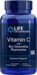 Life Extension VITAMIN C W/BIO-QUERCETIN 250 VegTabs -A GIANT BOTTLE