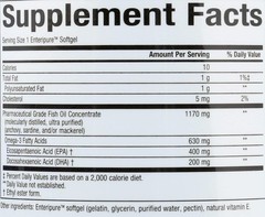 Natural Factors RxOmega-3 1260mg Fish Oil Heart Brain 120 Softgels