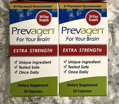 Prevagen Extra Strength 20mg 30 Capsules Lot Of 2 NEW – FREE SHIPPING