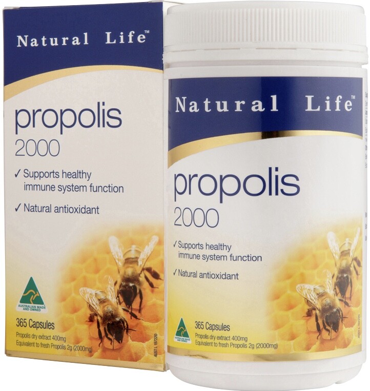 Natural Life Propolis 2000mg 365 Caps