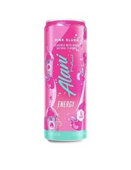 Alani Nu Sugar Free Energy Drink, Pink Slush, 12 fl oz, 12 Pack, 12 Cans, 200mg