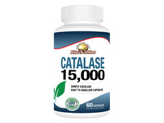 CATALASE 15,000 – Best Selling Extra Strength Catalase Antioxidant Enzyme, 60 Ct
