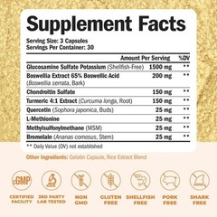 Glucosamine Chondroitin Msm And Turmeric Supplement – Joint Support Su