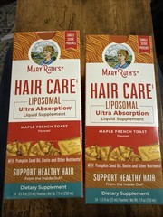 Hair Care Liposomal, Maple French Toast 14 Pouches, 0.5 fl oz (15 ml) Each 2PACK