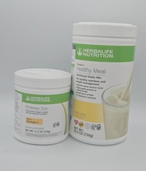 HERBALIFE NUTRITION Piña Colada Formula 1 Shake Mix 26.4 oz with Prolessa Duo