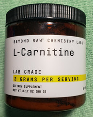 GNC / Beyond RAW – L-CARNITINE – Lab Grade Powder – 30 Servs – 3.17 oz – 12/2026
