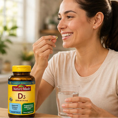 2 Pack Nature Made Vitamin D3 25 mcg. 1000 IU 650 Softgels