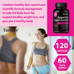 Appetite Suppressant 1000mg + Carb Blocker,Boost Metabolism 30 to 120 Caps