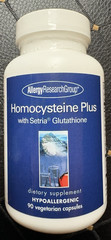 Allergy Research Group Homocysteine Plus With Setria Glutathione 90 Veg Caps