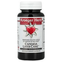 2 X Kroeger Herb Co, Candida Liver Care�, 100 Vegetarian Capsules