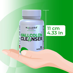 HALLCOLON -Supplement Digestive System – Detox Support – Colon cleanse – 90 cap