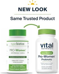 Daily Probiotic for Women – Vaginal & Urinary Tract Support, 30 Non-GMO Tablets