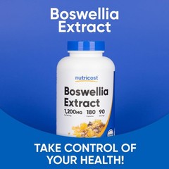Nutricost Boswellia Extract 180 Capsules for 90 180 Count (Pack of 1)