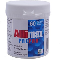 ALLIMAX Pre Pro – 60 Caps. Stabilized allicin Plus prebiotics, probiotics and