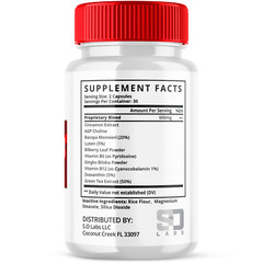(1 Pack) Super Flow Glycogen, Blood Sugar Health Support Formula, 60 Capsules