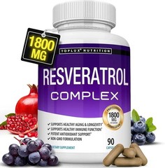 Resveratrol Nutrition 1800 mg Antioxidant Complex – Highly strong Natural Pills