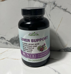 Why Not Natural Liver Support Capsules 120ct Milk Thistle Beet Root Non-GMO