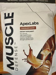 APEXLABS MUSCLE DEFENSE CHOCOLATE FLAVOR – 8.57 OZ – EXP 02/27