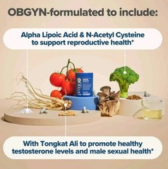 3PACK Preggo Sperm Health Capsules for Men Sperm Count & Motility,180 Vegan Caps