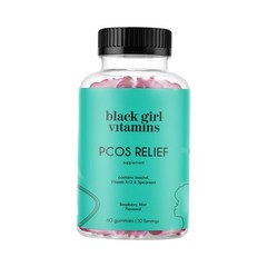Black Girl Vitamins PCOS Relief – Cycle Support for Women – 60 Gummies US