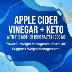 ACV Capsules 1000mg 120Caps Support Weight Management & Detox
