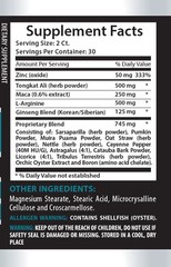 Maca root capsules – LONGJACK 2170mg – sex drive pills – 2 Bottles 120 Capsules