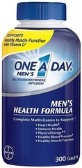 One A Day Men’s Complete Multivitamin 300 Tablets Exp 10/2027