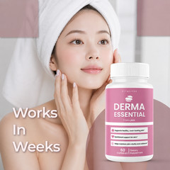 (2 Pack) Derma Essential Probiotics Advanced Healthy Skin Support 60 Capsules