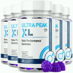 (5 Pack) Ultra Peak XL Gummys Advanced Male Support Supplement 300 Gummies