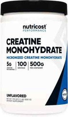 Nutricost Creatine Monohydrate Micronized Powder 500G, 5000Mg Per Serv (5G) – Mi