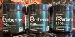 3x SEALED Manewu 1500mg Berberine HCL Supplement Ceylon Cinnamon Citrus Bergamot