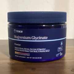 Trace Minerals Magnesium Glycinate Powder Mixed Berry Lemonade 180g 120mg