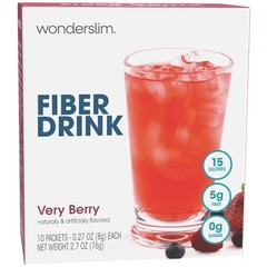 Fiber Drink, Very Berry, 5g Fiber, 7 Vitamins & Minerals, No Fat, Gluten Free…