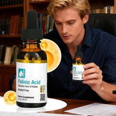 California Gold Nutrition Folinic Acid Alcohol 1 FL Oz