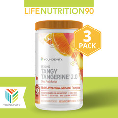 Youngevity Beyond Tangy Tangerine 2.0 Citrus Peach Fusion / 3 PACK
