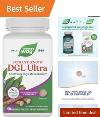 DGL Ultra 75 mg Chewables – 90 Count in Delicious German Chocolate