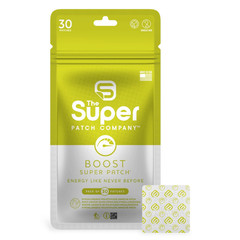 Super Patch BOOST Clean Energy Patches 30-Pack Drug-Free No Caffeine Sugar