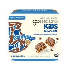 Gomacro Organic Kids Macrobar Oatmeal Chocolate Chip Cookie 6.3 Oz Pack Of 1