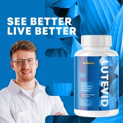 Lutevid- Eye Health Dietary Supplement- Vision Support with Lutein- 5 Bottles