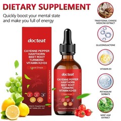 3Pack Vascu Pepper Cayenne Flow Liquid Drops Hawthorn Root Vitamin